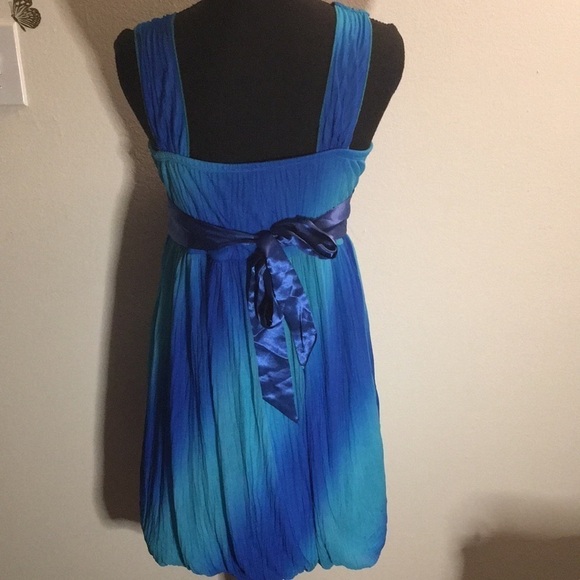 My Michelle blue / sea green mini dress​​ - Picture 5 of 6